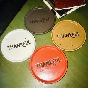 Custom Multicolored Ceramic Coasters Set